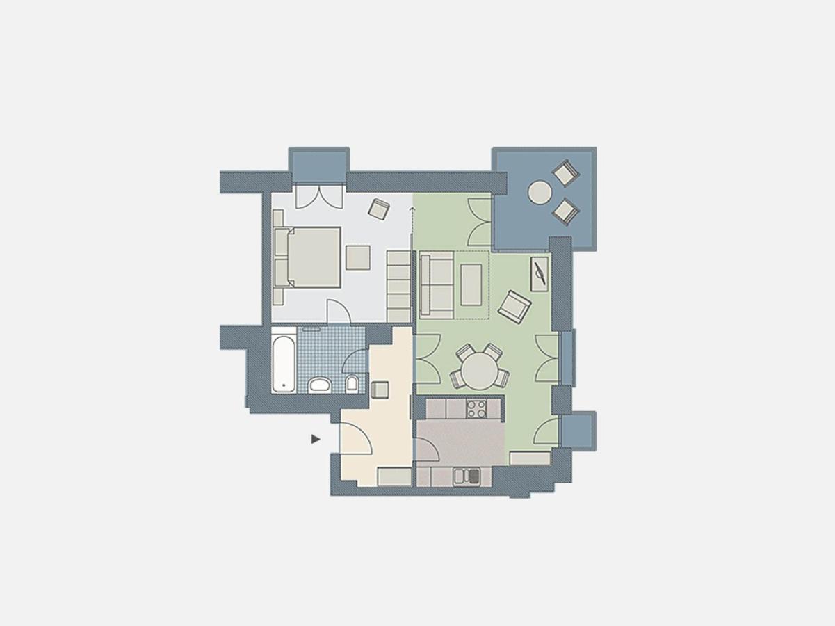 Kaiservillen Heringsdorf - Ferienwohnung Mit 1 Schlafzimmer Und Balkon D224 エクステリア 写真